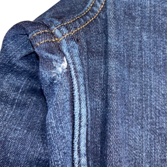 Carhartt Women's Original Fit Straight Leg Flannel Lined Jeans - Size 8 - Picture 6 of 6